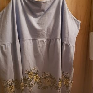 Light blue summer top 4X